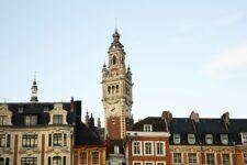 Clock tower in lille